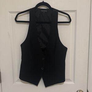 Express Black Menswear Vest